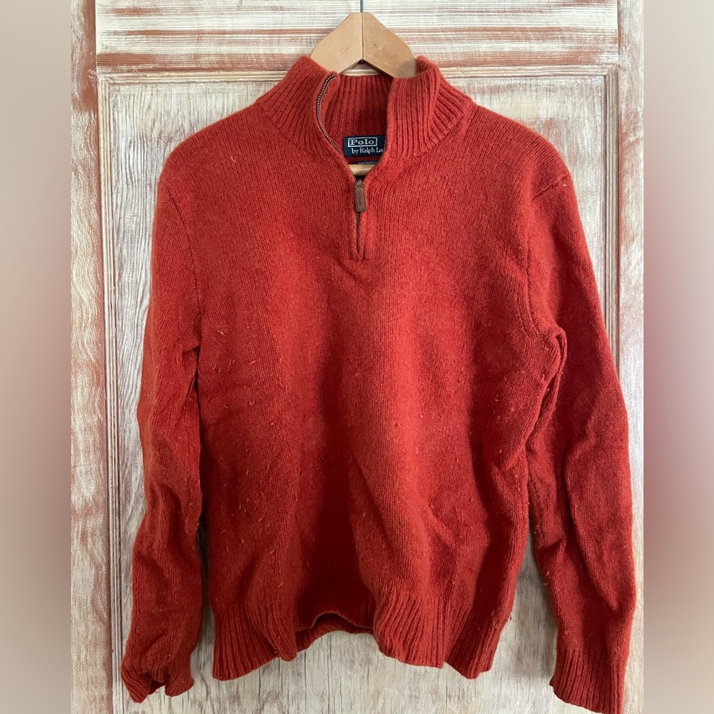 Polo by Ralph Lauren wool 1/4 zip pullover